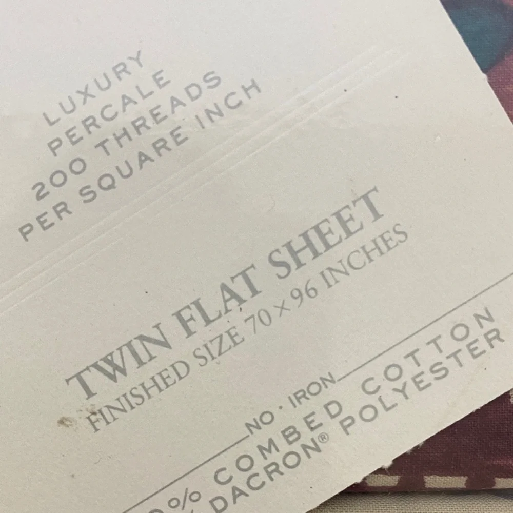 Twin Flat Sheet - Cream